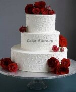 Кондитерский свадебный торт