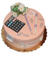 Корпоративный торт бухгалтеру женщине
