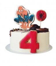 Торт Человек-паук шоколадный пряник