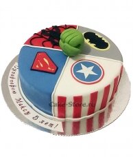 Торт детский супергерои