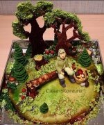 Торт лес