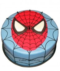 Торт маска человека паука