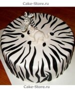 Торт зебра