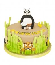 Детский торт кунг фу панда