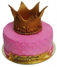 Детский торт с короной