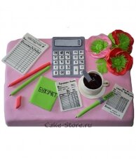 Корпоративный торт бухгалтеру с днем рождения