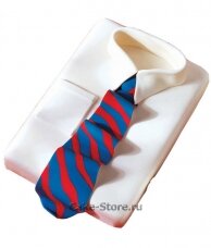 Корпоративный торт галстук из мастики
