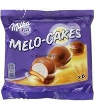 Печенье с суфле Milka Melocakes 6-pack Bars