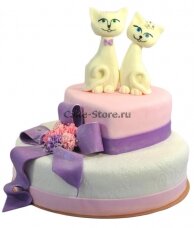 Свадебный торт с котами