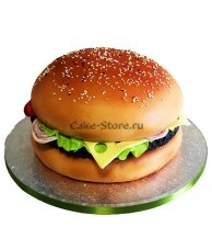 Торт большой гамбургер