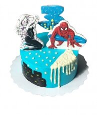 Торт Человек-паук и подруга