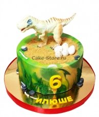Торт динозавр для мальчика