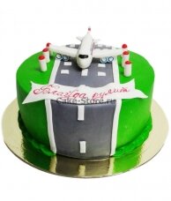 Торт для летчика взлетная полоса