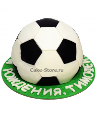 Торт футбольный мяч классика