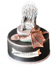 Торт игра престолов с драконами