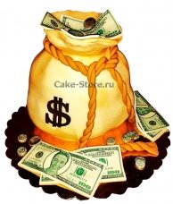 Торт мешок с деньгами на день рождения
