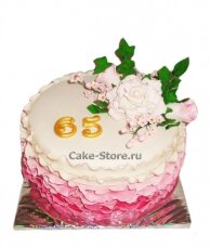 Торт на 65 лет женщине из крема