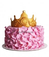 Торт на 7 лет девочке с короной