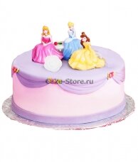 Торт на 8 лет девочке с принцессами