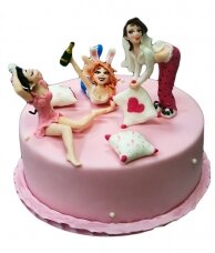 Торт на девичник веселые дамы