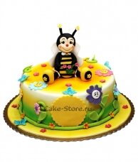 Торт на годик девочке пчелка
