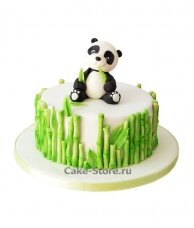 Торт панда из мастики