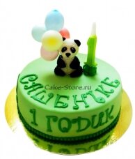 Торт панда с шариками