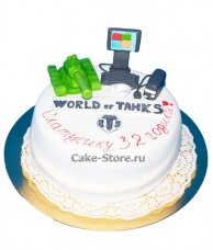 Торт с игрой world of tanks
