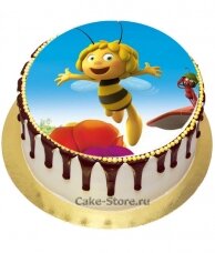 Торт с изображением пчелка майя