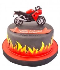 Торт с мотоциклом bmw