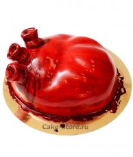 Торт сердце для кардиолога
